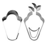 Cortador Kit Boneco Floco De Neve - 2 Peças