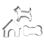 Cortador Kit Cachorro - 3 Peças