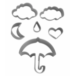 Cortador Kit Chuva De Amor