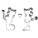 Cortador Kit Ratinho Casal - 3 Peças