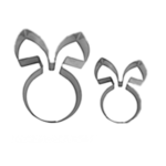 Cortador Kit Coelho Rosto 4 - 2 Peças