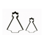 Cortador Kit Pinheiro Com Estrela - 2 Peças