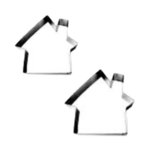 Cortador Kit Casinha Com Chaminé - 2 Peças