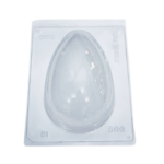 Forma Plástica Ovo De Pascoa 500g (1 Cavidade)