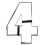 Aro Cortador Numerico 4 - 17cm