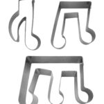 Cortador Kit Notas Musicais (G) - 3 Peças