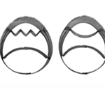 Cortador Kit Ovos De Pascoa 1 (P) - 2 Peças