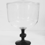 Taça 500ml Preto C/Tampa 10 Cm Diam