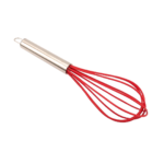 Batedor Tipo (Fue) De Silicone Cabo Inox - 25cm