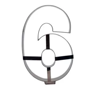 Aro Cortador Numerico 6 Ou 9 - 25cm